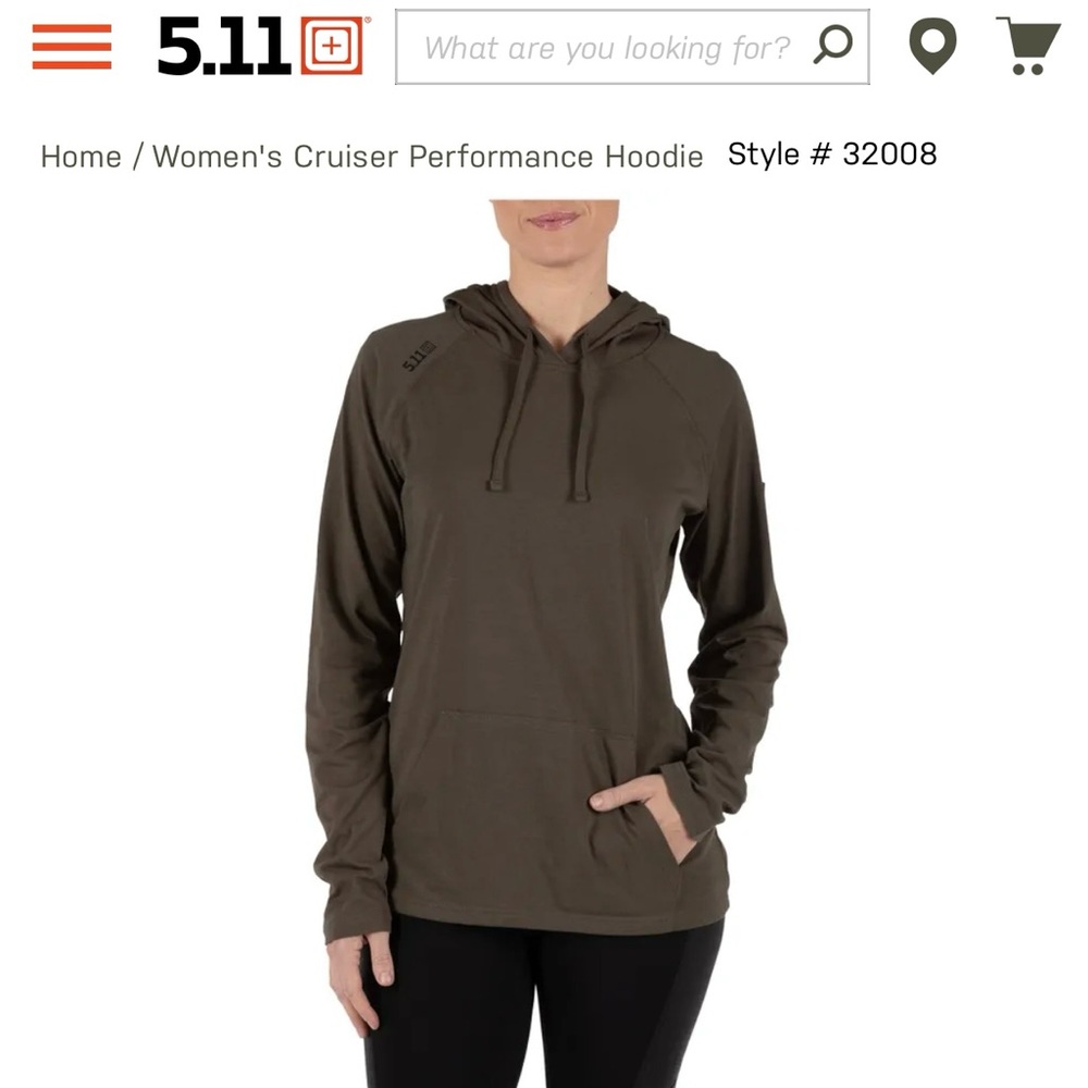 5.11 Tactical - WOMEN'S CRUISER PERFORMANCE HOODIE